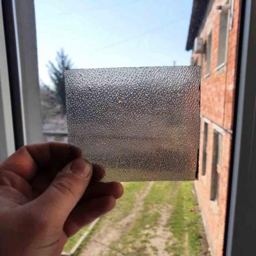 Лист бронзового монолитного поликарбоната шагрень 2.05x3.05м (Bauglas), 2мм